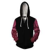 Herren One Piece Dracule Mihawk Cosplay Hoodie 3D Druck mit Kapuze Sweatshirt Streetwear Pullover Anime